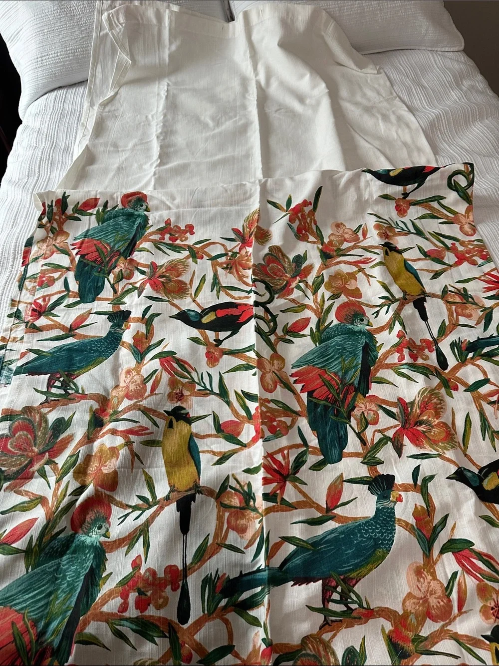 Opalhouse Tropical Bird Shower Curtain with Bath Mat